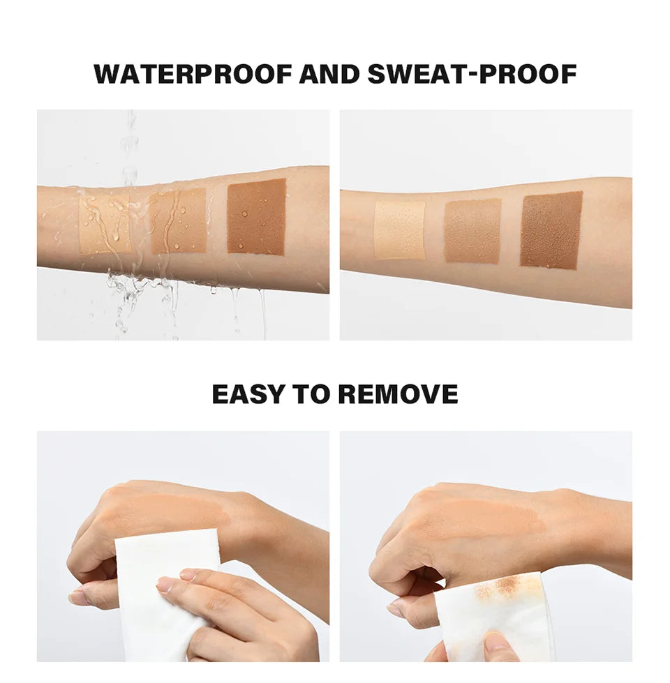 100ml Leg Makeup Long-lasting Waterproof And Anti-Transfer Concealer Even Skin Tone Wheat Tan Brown Liquid Foundation